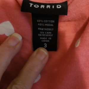 torrid Tops - Coral and hearts torrid tank top sz 3 torrid Tops - Coral and hearts torrid tank top sz 3